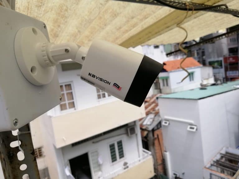 Hoàn thành lắp 4 camera kbvision cho nhà ở quận 1 hcm